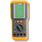 DMM-740  萬(wàn)用示波表。取樣率：20 M/秒。記錄長(zhǎng)度：256 所有模式。取樣 / 刻度：20 點(diǎn)（pixels)。帶寬：1 MHz。解析度：8 Bits。單通道。最大輸入電壓：1000 Vp-p
 
 

 

 