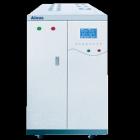 AN97015SSH  單相輸出程控變頻電源 輸出電壓低檔1～150V，高檔1～300V，效率高于85％。輸出容量：15KVA；電路方式：大屏幕液晶（320*240）顯示，IGBT/PWM脈沖寬度調(diào)節(jié)方式；工作方式：普通方式/步階方式（編程）/漸變方式（編程）

