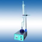 SYA-260石油產品水分試驗器,測定石油產品中的水含量，用百分數表示。電爐加熱功率：350W.蒸餾燒瓶：500ml.直管式冷凝管。
