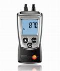 testo 510  差壓儀 0～100 hPa差壓測量，顯示滿量程的壓力值，溫度補償，背部帶磁鐵，便于放置  連接皮托管，測量風速（產(chǎn)品不包括皮托管） 空氣密度補償

